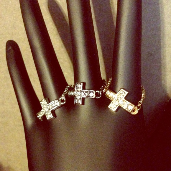 ➕Cross Layered Metal Theme Rings➕