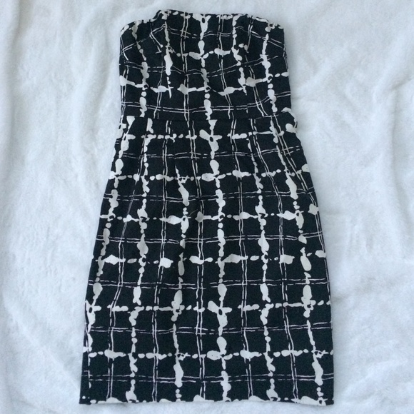 Express strapless dress