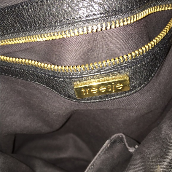 Black leather Treesje purse - Picture 4 of 7