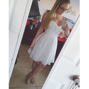 Bebe White Summer Dress