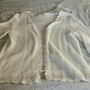 Cute white Large sweater