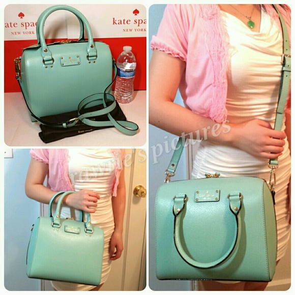 kate spade Handbags - SALE New Kate Spade baby blue crossbody satchel