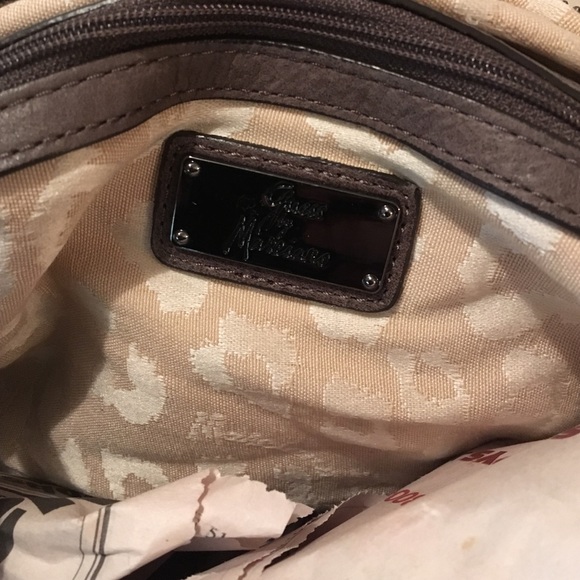 Guess by Marciano Gray Studded Satchel - Picture 4 of 4