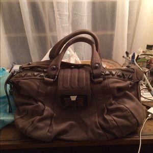 Guess by Marciano Gray Studded Satchel