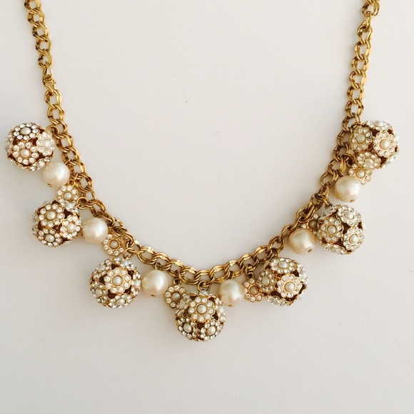kate spade Jewelry - Kate Spade Park Avenue Pearl Ball Charm Necklace