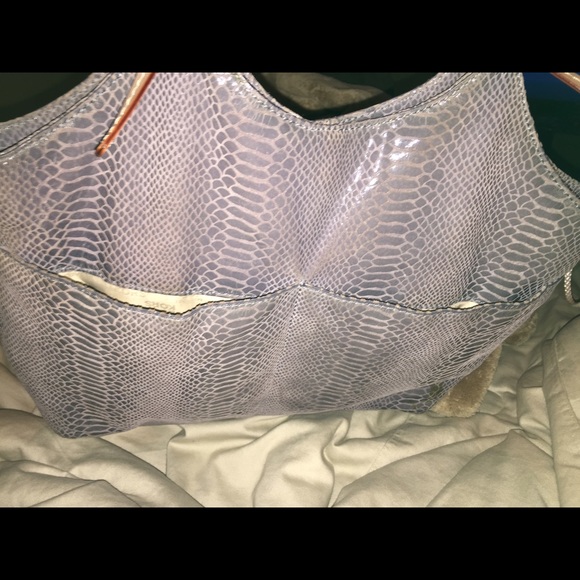 Michael kors grey snakeskin purse - Picture 4 of 4