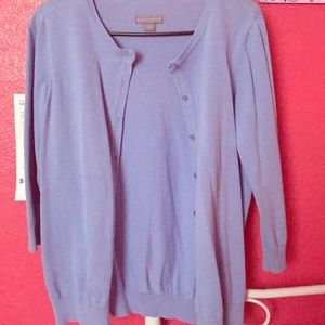 Baby blue cardigan