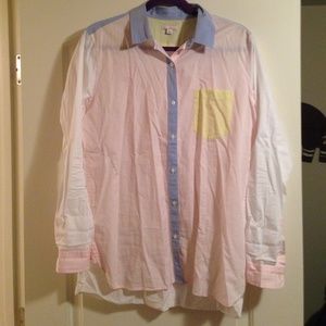 Gap color block blouse