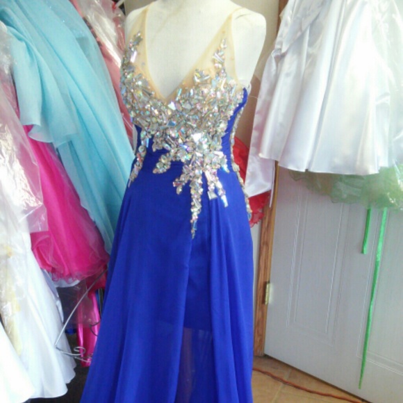 Prom pageant formal dress