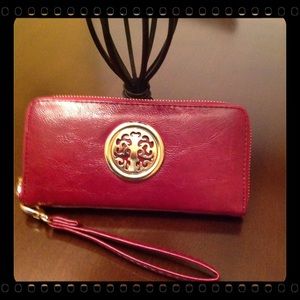 Burgandy/Wine color Wallet/Wristlet