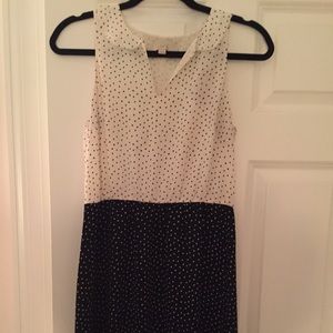 Loft polka dot dress
