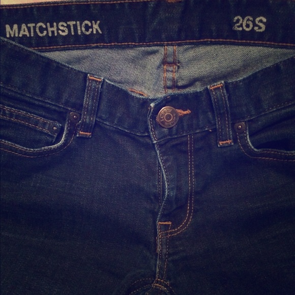 Jcrew Matchstick Jeans 26S
