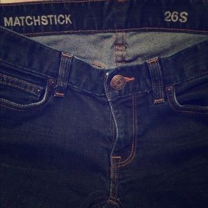 Jcrew Matchstick Jeans 26S