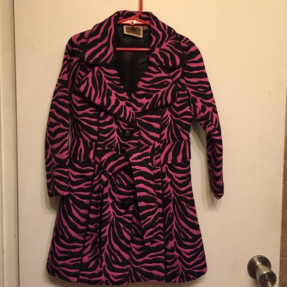 Vintage Couture (My Vintage Baby) pink zebra coat.