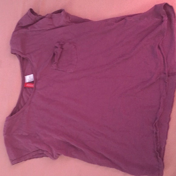 really simple top with pocket on right side