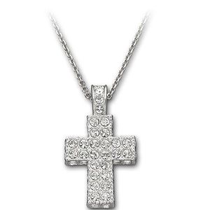 **authentic** Swarovski crystal cross pendant.
