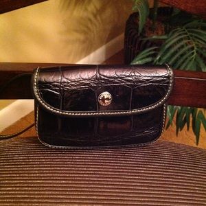 Dooney & Bourke Black Leather Wristlet