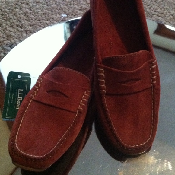 L.L. Bean Suede Driving Moccasins