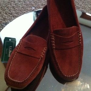 L.L. Bean Suede Driving Moccasins
