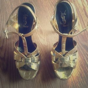 Gold ysl worn for only a couple hrs