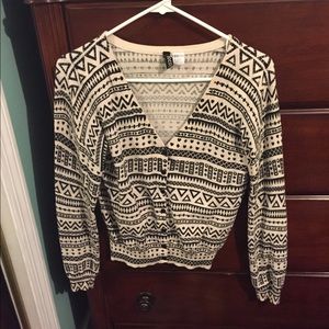 Cute H&M patterned cardigan