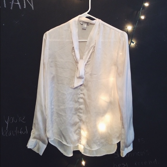 White Silk Shirt