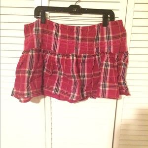 Plaid Mini Skirt