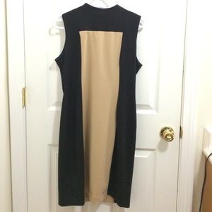 Color block sleeveless dress