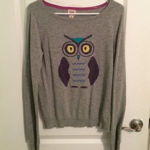 Mossimo owl sweater