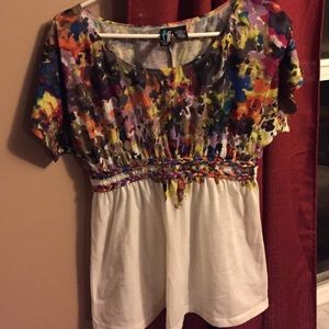 Kohl's colorful flowy top