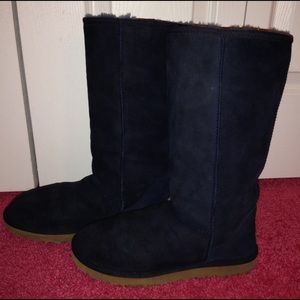Tall Classic Navy Ugg Boots