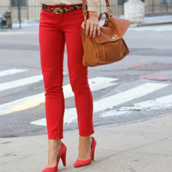Madewell Shoes - Madewell New without box suede Nior red pumps