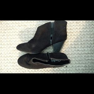 Candies Faux Suede Booties