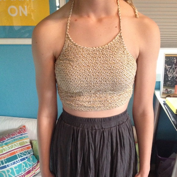 Sunflower halter top