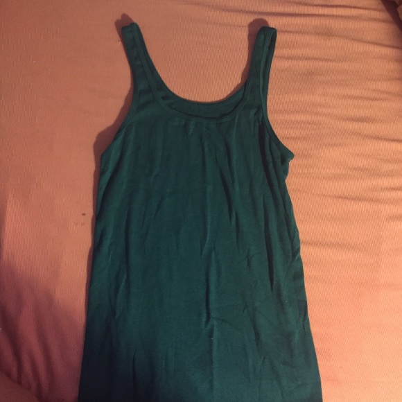 dark green/blue tank top