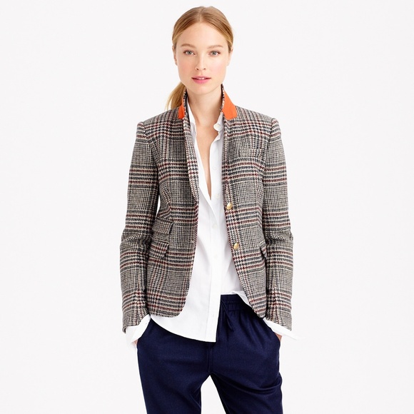 Sold out J. Crew houndstooth blazer, fall 2014