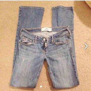 holiister skinny boot cut jeans