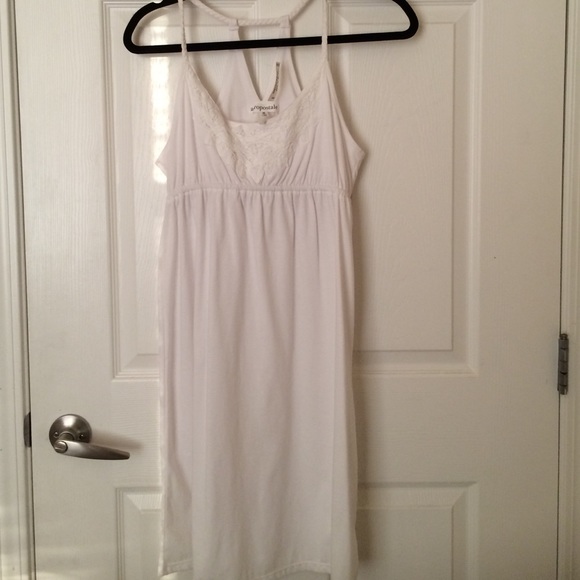 🆕 Aeropostale white spaghetti strap dress