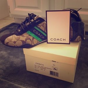 💙💚LIKE NEW COACH TENNIES💚💙