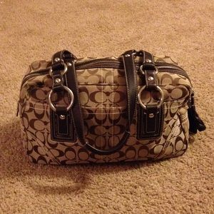 Coach Signature Satchel Tote