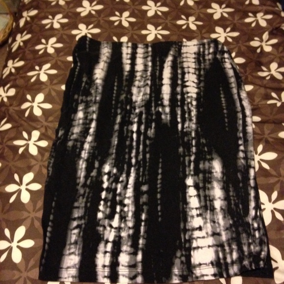 Tye dye midi skirt