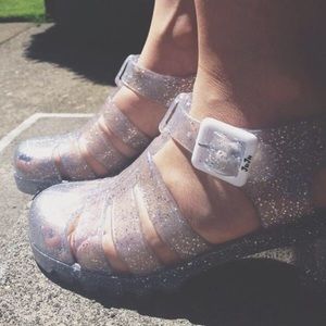 Transparent juju jelly shoes
