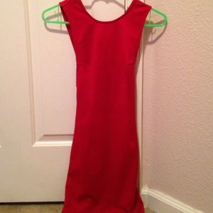 Red Bodycon Cocktail Dress