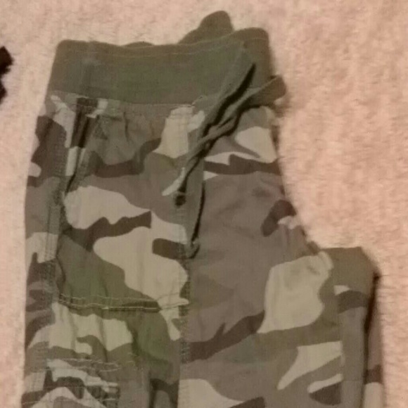 Camouflage soft cotton cargo pants