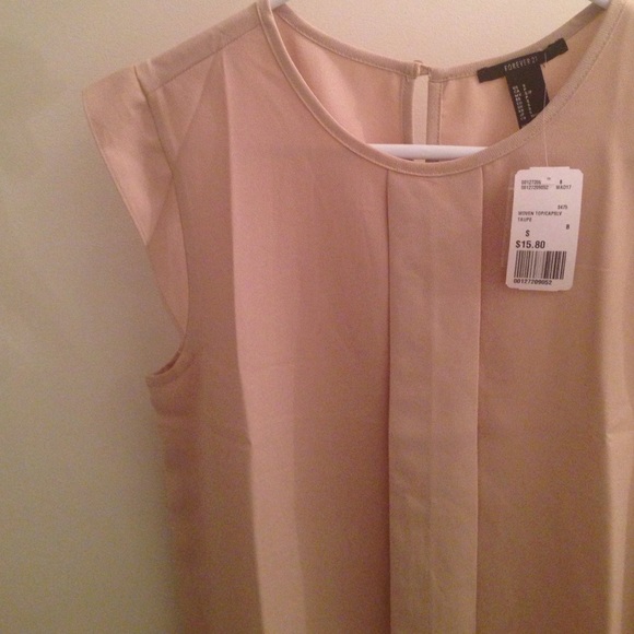 NWT Beige top- great for the office