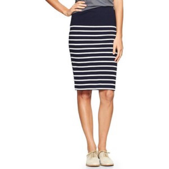 Striped Midi Skirt from The Gap