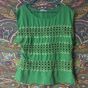 Emerald blouse