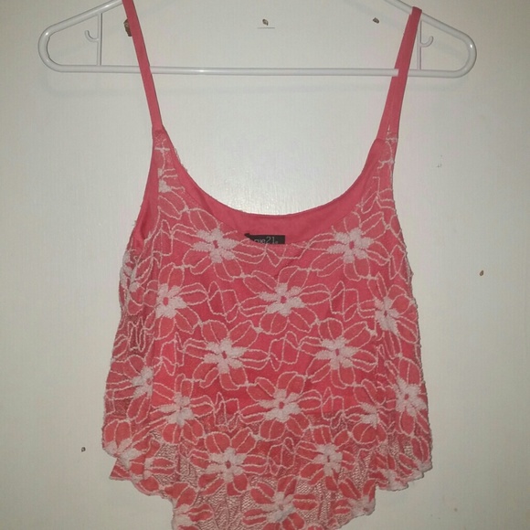 Pink tank top