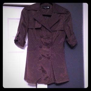 Forever 21 Trench Style Top