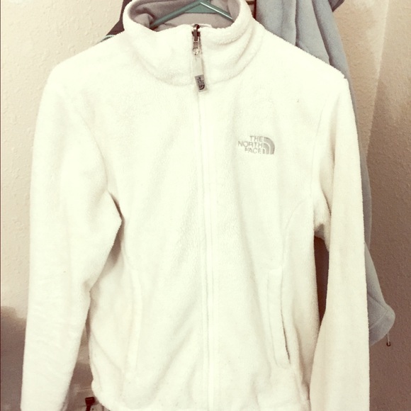 Fuzzy White North Face Fleece!